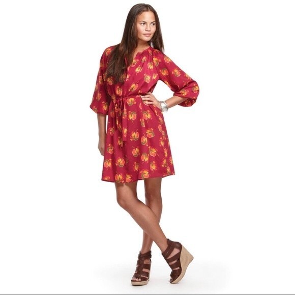 TUCKER X TARGET XS Floral Dress Purple Pink Collaboration RARE LIMITED EDITION - Picture 3 of 15